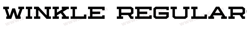 Winkle Regular字体转换 Winkle Regular字体转换